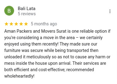 Packers and Movers Vyara Reviews - 3